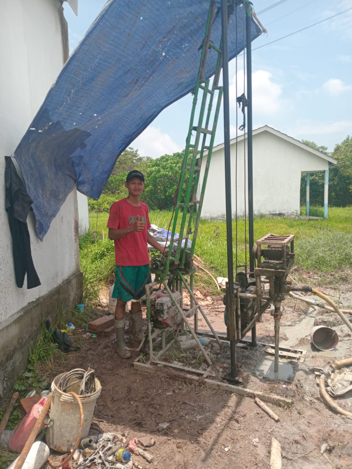 Ground Listrik  untuk sumur bor Palembang